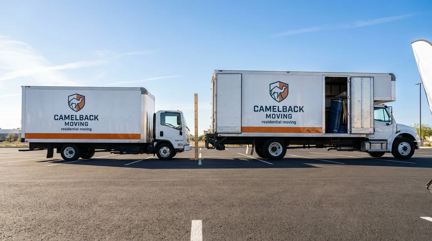 Moving truck size capacity guide in Fort Leonard Wood